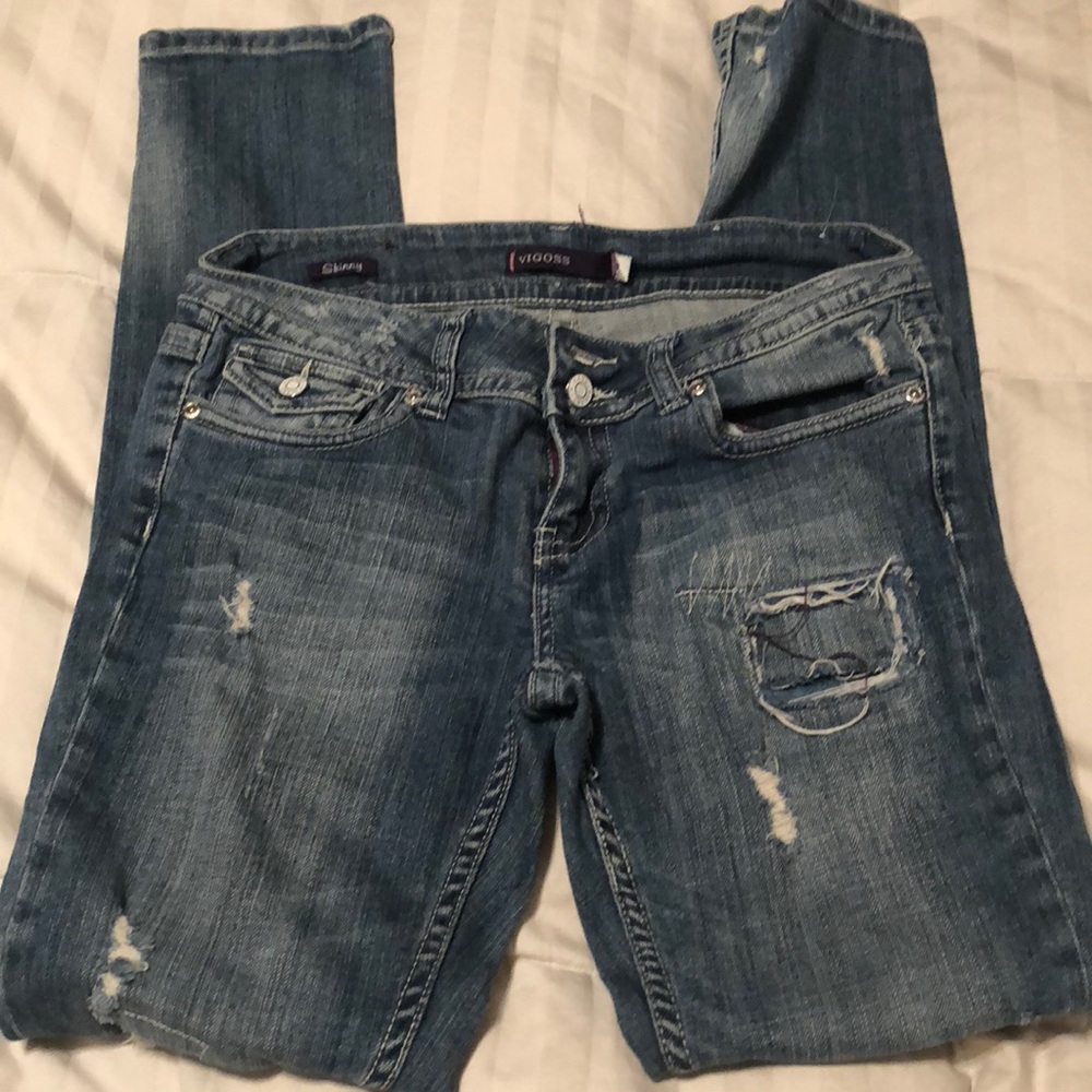 Vigoss Distressed Skinny Jeans